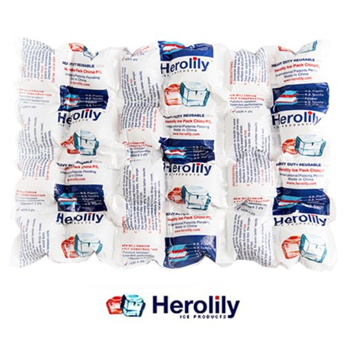 Herolily non-toxique Advanced Réutilisable 2 plis Glace & Packs de Chaleur X 24 blocs 2 in environ 5.08 cm